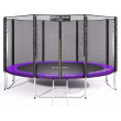 Батут Atlas Sport 435 см - 14ft PRO (усиленные опоры) фиолетовый купить в Минске
