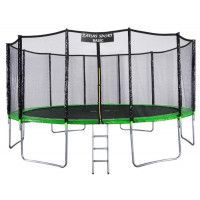 Батут Atlas Sport 490 см (16ft) Basic зеленый