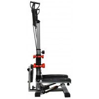 Степпер со стойкой Atlas Sport AS-310 Black поворотный с эспандером и ковриком купить в Минске Степпер со стойкой Atlas Sport AS-310 Black поворотный с эспандером и ковриком купить в Минске