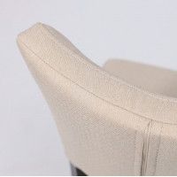 Стул Аврора КАМПАРИ бежевая рогожка Шерлок 110/черный купить в Минске