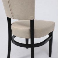 Стул Аврора КАМПАРИ бежевая рогожка Шерлок 110/черный купить в Минске