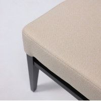 Стул Аврора КАМПАРИ бежевая рогожка Шерлок 110/черный купить в Минске