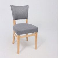Стул Аврора КАМПАРИ серая рогожка Шерлок 980/дуб светлый купить в Минске