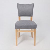 Стул Аврора КАМПАРИ серая рогожка Шерлок 980/дуб светлый купить в Минске