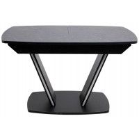 Стол ДРЕЗДЕН пластик премиум 1300(1615)*800 камень черный/черный купить в Минске Стол ДРЕЗДЕН пластик премиум 1300(1615)*800 камень черный/черный купить в Минске