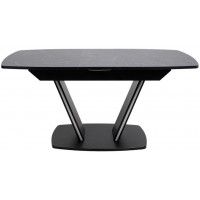 Стол ДРЕЗДЕН пластик премиум 1300(1615)*800 камень черный/черный купить в Минске Стол ДРЕЗДЕН пластик премиум 1300(1615)*800 камень черный/черный купить в Минске