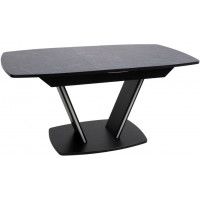 Стол ДРЕЗДЕН пластик премиум 1300(1615)*800 камень черный/черный купить в Минске Стол ДРЕЗДЕН пластик премиум 1300(1615)*800 камень черный/черный купить в Минске