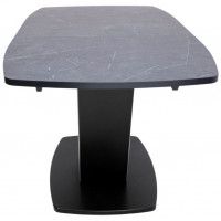Стол ДРЕЗДЕН пластик премиум 1300(1615)*800 камень черный/черный купить в Минске Стол ДРЕЗДЕН пластик премиум 1300(1615)*800 камень черный/черный купить в Минске