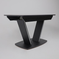 Стол ДРЕЗДЕН пластик премиум 1300(1615)*800 камень серый Greys grey/черный купить в Минске Стол ДРЕЗДЕН пластик премиум 1300(1615)*800 камень серый Greys grey/черный купить в Минске