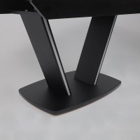 Стол ДРЕЗДЕН пластик премиум 1300(1615)*800 камень серый Greys grey/черный купить в Минске Стол ДРЕЗДЕН пластик премиум 1300(1615)*800 камень серый Greys grey/черный купить в Минске