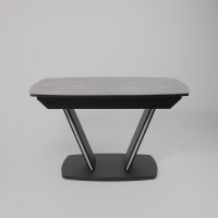 Стол ДРЕЗДЕН пластик премиум 1300(1615)*800 камень серый Greys grey/черный купить в Минске Стол ДРЕЗДЕН пластик премиум 1300(1615)*800 камень серый Greys grey/черный купить в Минске