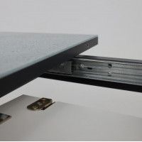 Стол КАРАКАС фотопечать 1300(1615)*800 мрамор №12 /черный купить в Минске