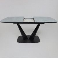 Стол КАРАКАС фотопечать 1300(1615)*800 мрамор №12 /черный купить в Минске