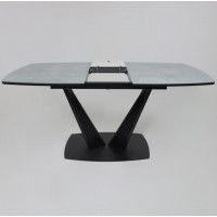 Стол КАРАКАС фотопечать 1300(1615)*800 мрамор №12 /черный купить в Минске