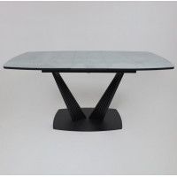 Стол КАРАКАС фотопечать 1300(1615)*800 мрамор №12 /черный купить в Минске