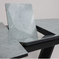 Стол КАРАКАС фотопечать 1300(1615)*800 мрамор №12 /черный купить в Минске