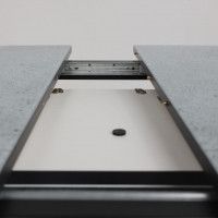 Стол КАРАКАС фотопечать 1300(1615)*800 мрамор №12 /черный купить в Минске