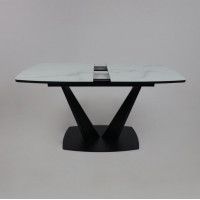 Стол КАРАКАС фотопечать 1300(1615)*800 мрамор №2 /черный купить в Минске