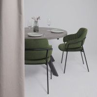 Стул Аврора КАВАЛА хвойный Эстель 62 /Черный матовый купить в Минске