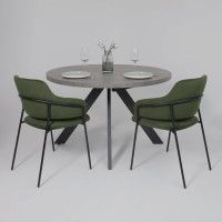 Стул Аврора КАВАЛА хвойный Эстель 62 /Черный матовый купить в Минске