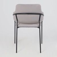 Стул Аврора КАВАЛА светло-серый Эстель 49/черный матовый купить в Минске Стул Аврора КАВАЛА светло-серый Эстель 49/черный матовый купить в Минске