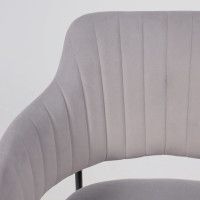 Стул Аврора КАВАЛА светло-серый Эстель 49/черный матовый купить в Минске Стул Аврора КАВАЛА светло-серый Эстель 49/черный матовый купить в Минске