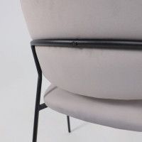 Стул Аврора КАВАЛА светло-серый Эстель 49/черный матовый купить в Минске Стул Аврора КАВАЛА светло-серый Эстель 49/черный матовый купить в Минске