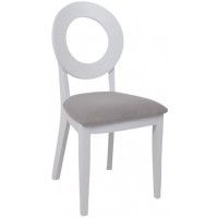 Стул Аврора КОЛОМБО-2 светло-серый велюр Вивальди 06/белый