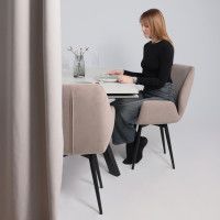 Стол МОНАКО NEW 1600(2240)*900 камень белый Greys White/черный матовый Стол МОНАКО NEW 1600(2240)*900 камень белый Greys White/черный матовый