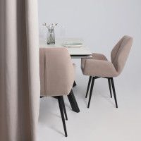 Стол МОНАКО NEW 1600(2240)*900 камень белый Greys White/черный матовый Стол МОНАКО NEW 1600(2240)*900 камень белый Greys White/черный матовый