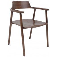 Стул МОНТЕ массив орех темный тон 7