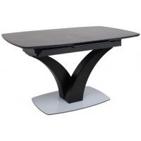 Стол НОТР ДАМ MODERNE 1400(1800)*850 камень черный Greys Black /черный матовый купить в Минске