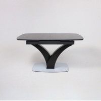 Стол НОТР ДАМ MODERNE 1400(1800)*850 камень черный Greys Black /черный матовый купить в Минске