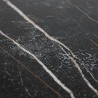 Стол РАУНД камень черный Wacom pulido / черный матовый