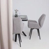 Стол РЕЙН NEW 1200(1840)*800 камень черный Greys Black/черный матовый Стол РЕЙН NEW 1200(1840)*800 камень черный Greys Black/черный матовый