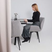 Стол РЕЙН NEW 1200(1840)*800 камень черный Greys Black/черный матовый Стол РЕЙН NEW 1200(1840)*800 камень черный Greys Black/черный матовый