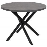 Стол РИГА D950 ароза реликтовая/черный