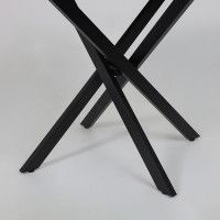 Стол РИГА D950 ароза реликтовая/черный