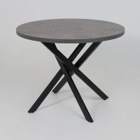 Стол РИГА D950 ароза реликтовая/черный