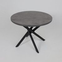 Стол РИГА D950 ароза реликтовая/черный