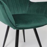 Стул Аврора РОАН 2 изумрудный велюр Mirey 32/черный купить в Минске