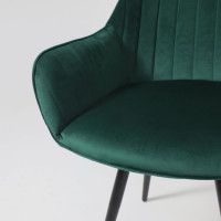 Стул Аврора РОАН 2 изумрудный велюр Mirey 32/черный купить в Минске