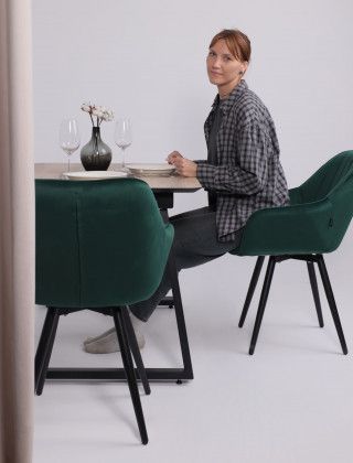 Стул Аврора РОАН 2 изумрудный велюр Mirey 32/черный купить в Минске