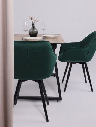 Стул Аврора РОАН 2 изумрудный велюр Mirey 32/черный купить в Минске