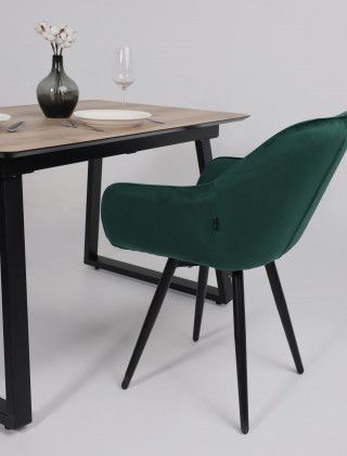 Стул Аврора РОАН 2 изумрудный велюр Mirey 32/черный купить в Минске