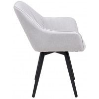 Стул Аврора РОАН 2 светло-серый велюр Вивальди 06/черный купить в Минске Стул Аврора РОАН 2 светло-серый велюр Вивальди 06/черный купить в Минске