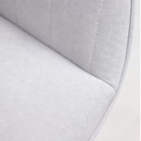 Стул Аврора РОАН 2 светло-серый велюр Вивальди 06/черный купить в Минске Стул Аврора РОАН 2 светло-серый велюр Вивальди 06/черный купить в Минске