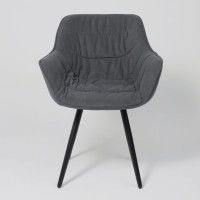 Стул Аврора САНТАНА 2 графитовый велюр Бренди Графит/черный купить в Минске