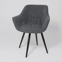 Стул Аврора САНТАНА 2 графитовый велюр Бренди Графит/черный купить в Минске