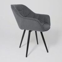 Стул Аврора САНТАНА 2 графитовый велюр Бренди Графит/черный купить в Минске